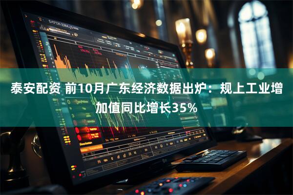 泰安配资 前10月广东经济数据出炉：规上工业增加值同比增长35%
